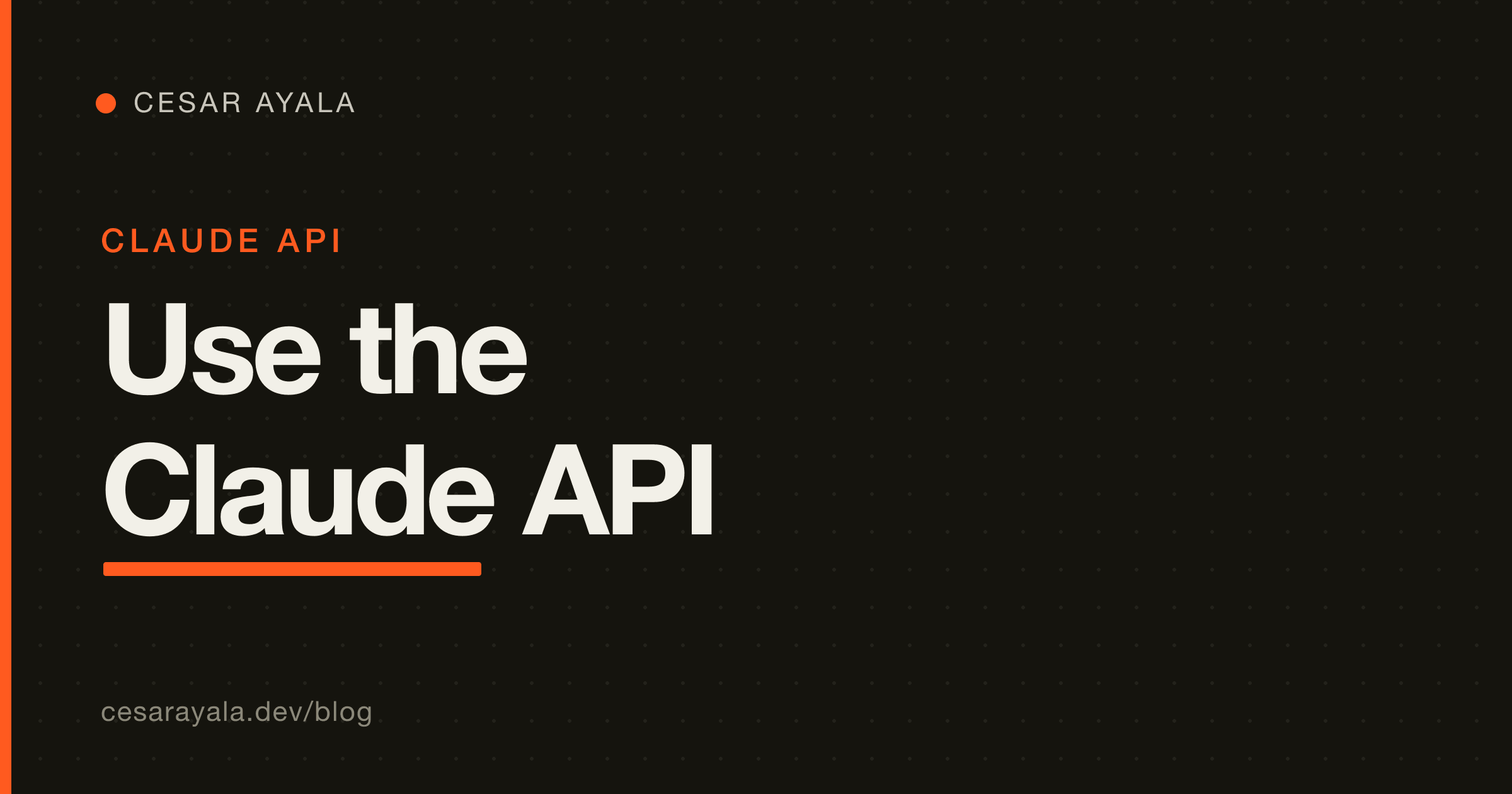 How to Use the Claude API: First Call in cURL, Python, TS — Cesar Ayala