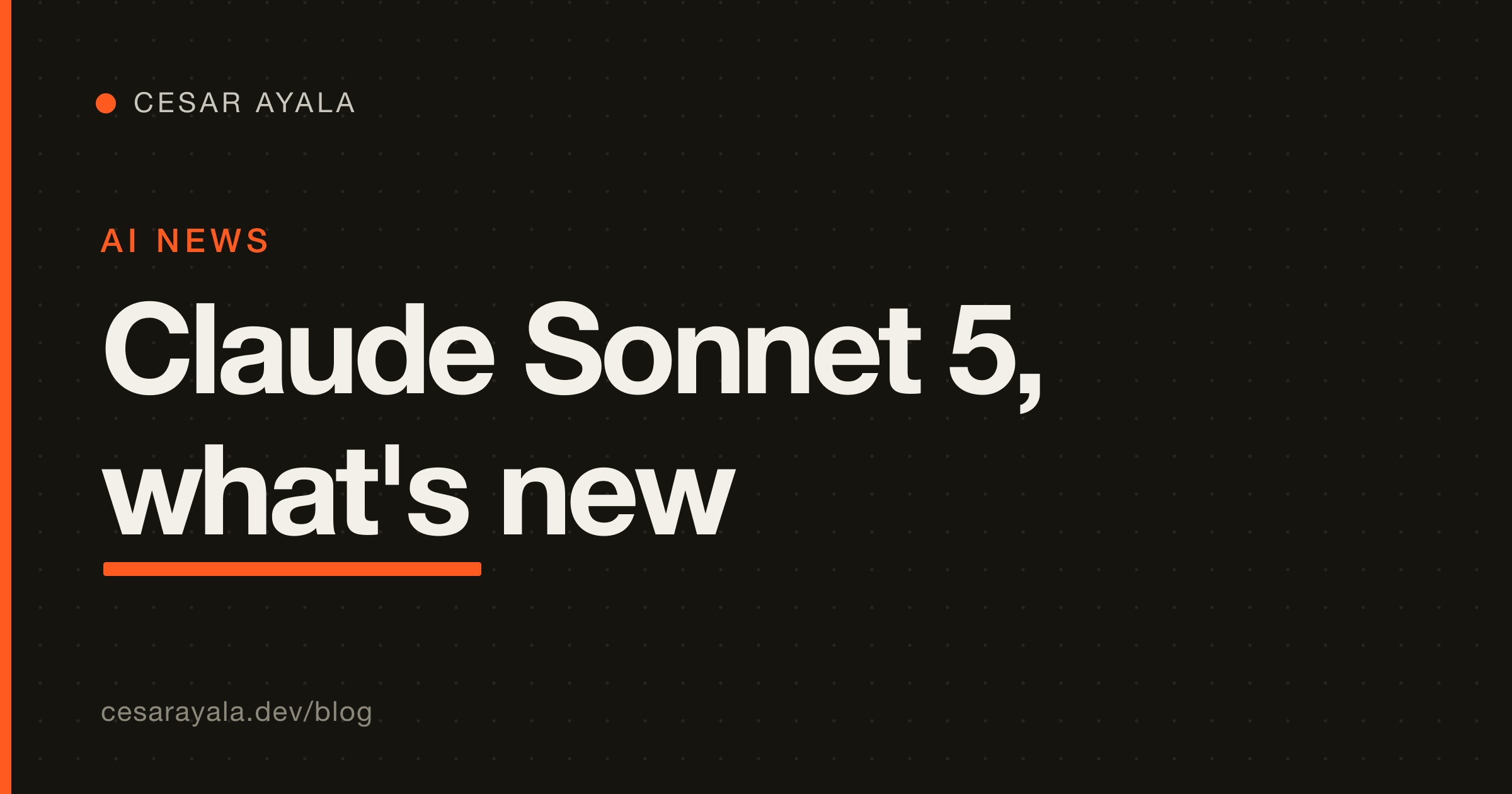 Claude Sonnet 5: What's New, What It Costs, and How to Switch Your Agents — Cesar Ayala