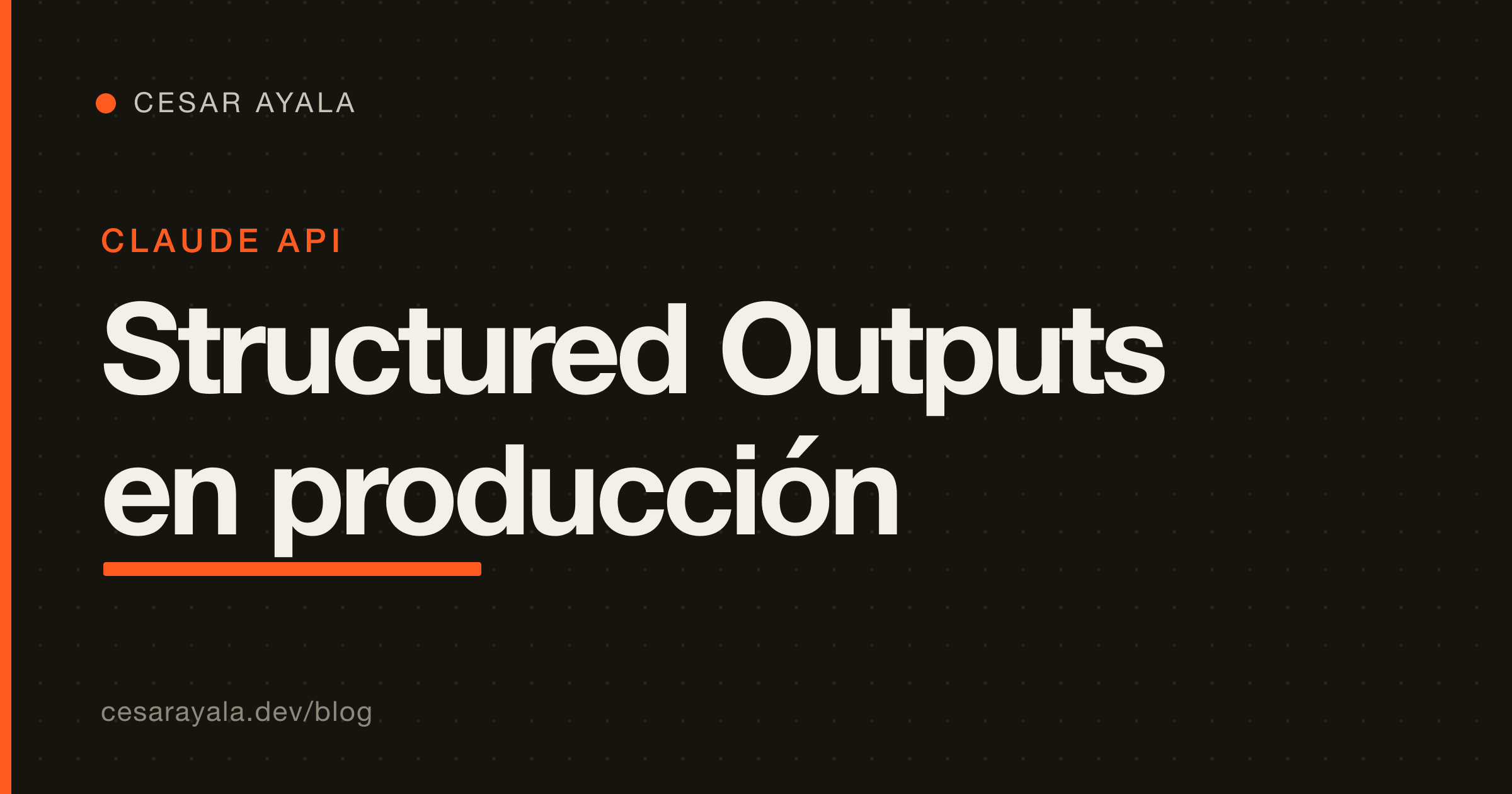 Structured Outputs de Claude en producción: JSON garantizado por esquema para extraer CFDI y enrutar webhooks — Cesar Ayala