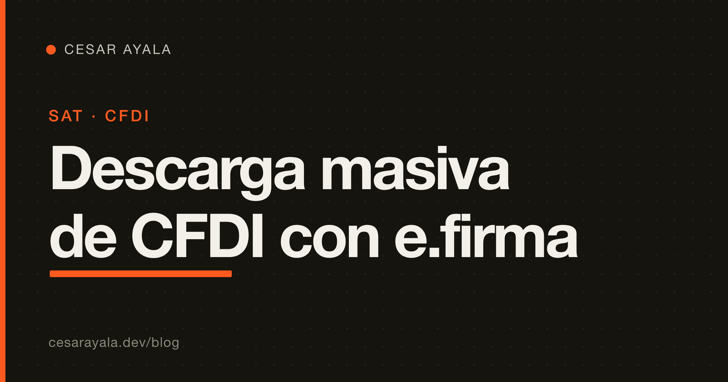 Descarga masiva de tus CFDI del web service del SAT con tu e.firma, en Python — Cesar Ayala