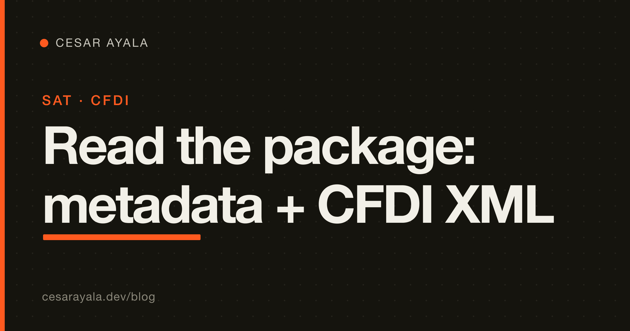 How to read a SAT bulk-download package: base64 to ZIP, the tilde-delimited Metadata TXT, and CFDI XML, in Python — Cesar Ayala