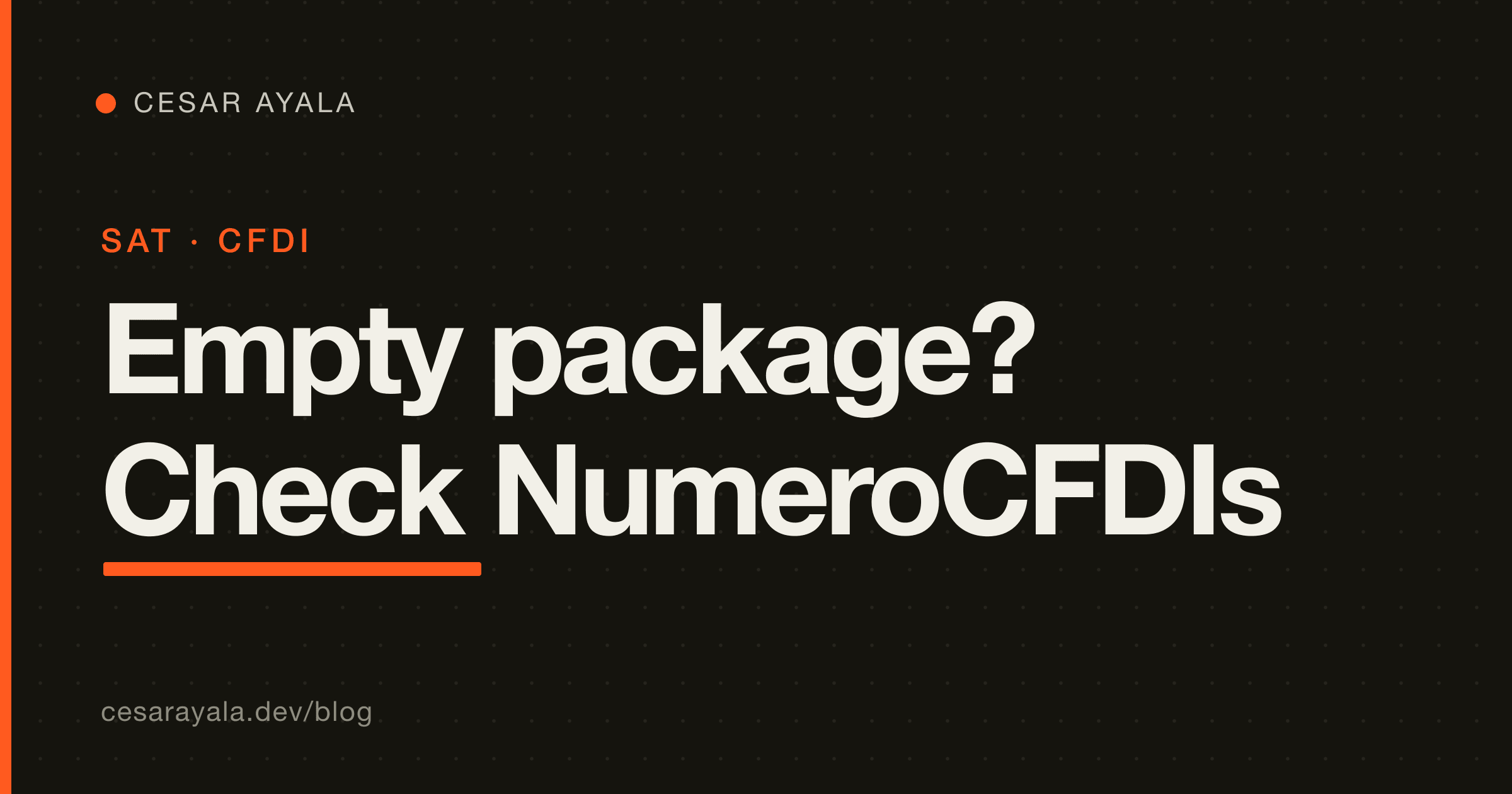 The SAT portal shows your CFDI but your Descarga Masiva returns an empty package: diagnose it with NumeroCFDIs, in Python — Cesar Ayala