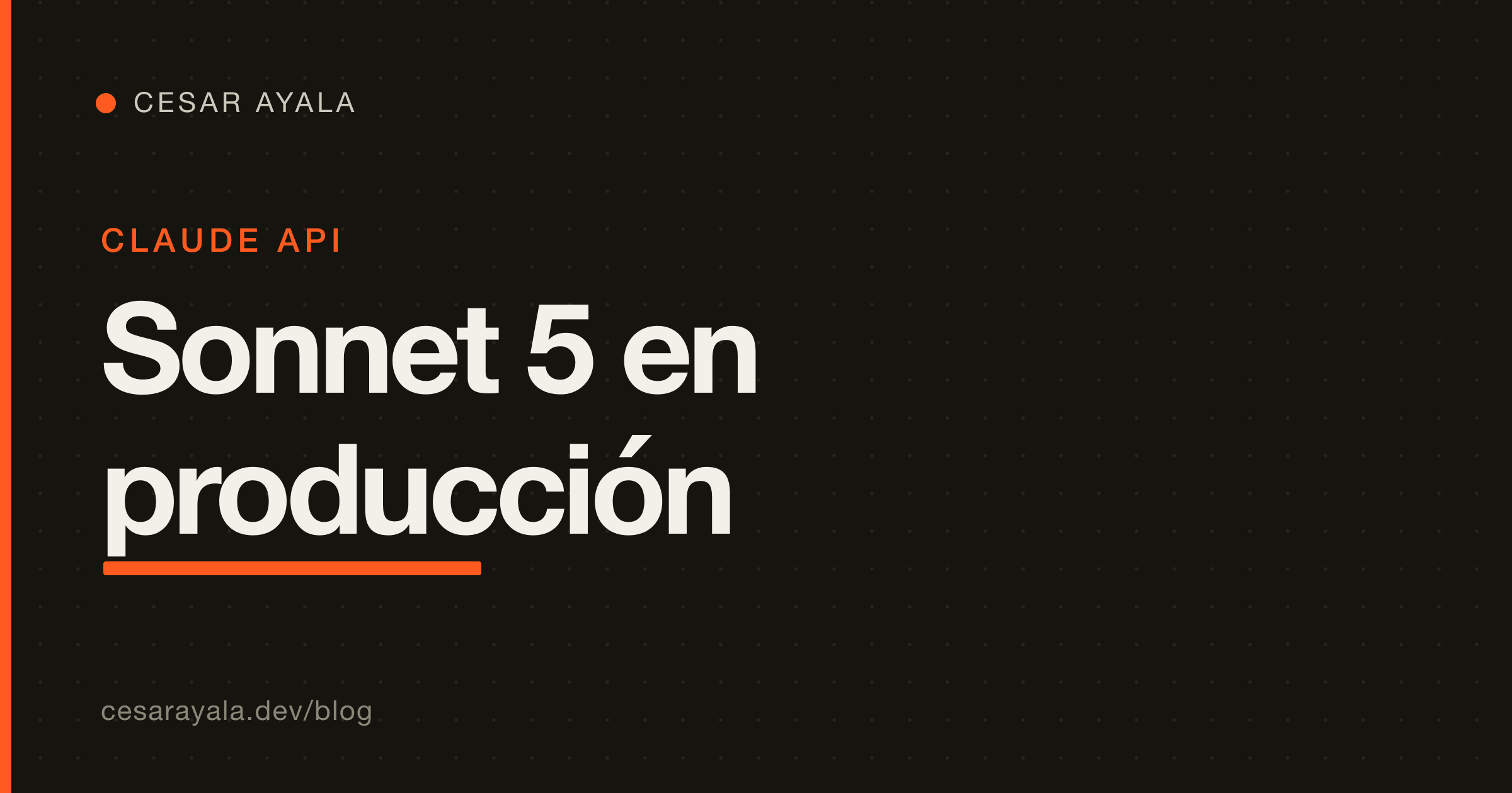 Lleva tu integración de Claude Sonnet 5 a producción: streaming, stop reasons, reintentos y errores — Cesar Ayala