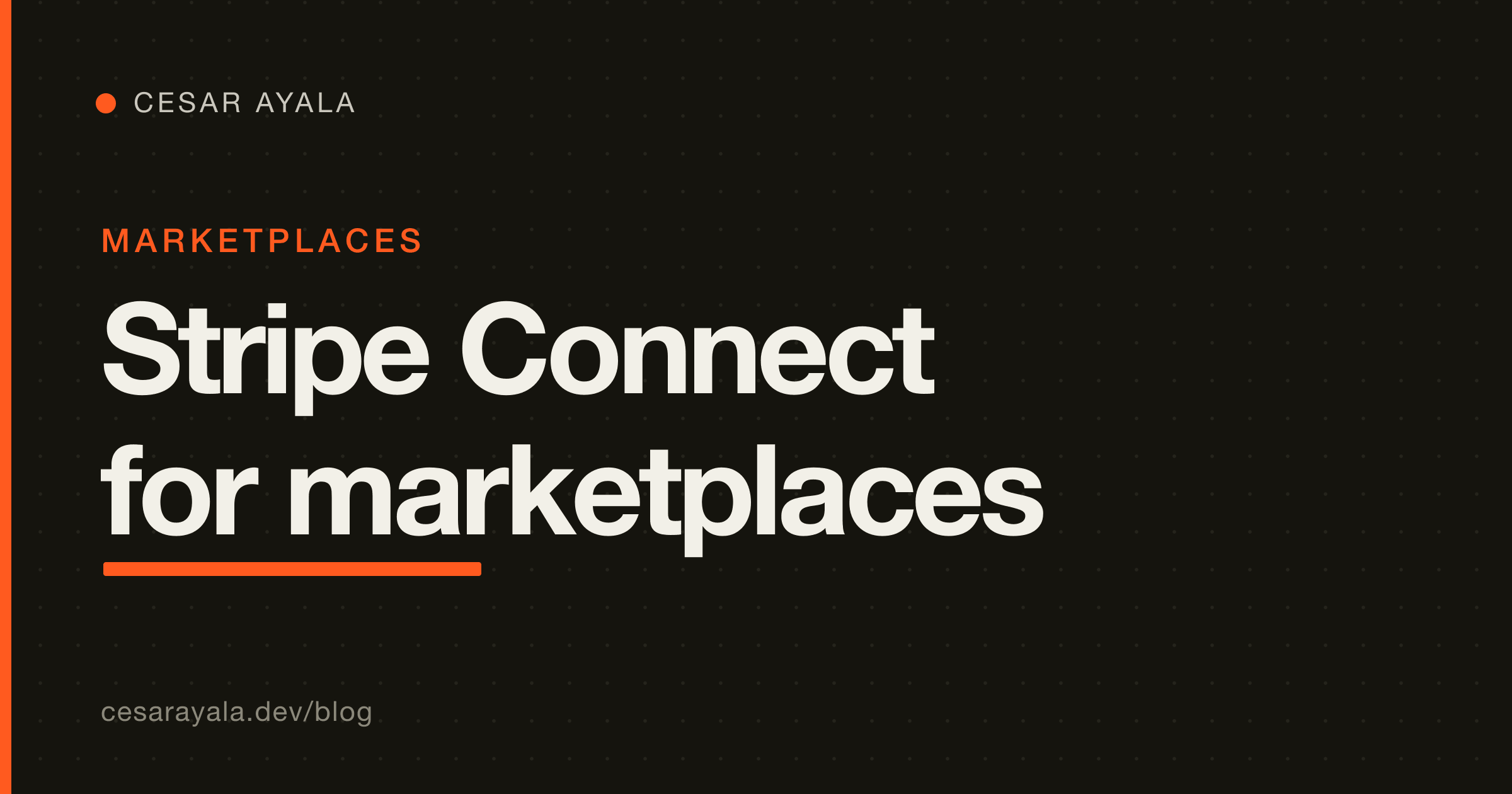 Marketplace Payments with Stripe Connect: Account Types, Charges & Payouts (2026) — Cesar Ayala